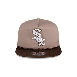 NE Chicago White Sox MLB Snapback Pastel Brown