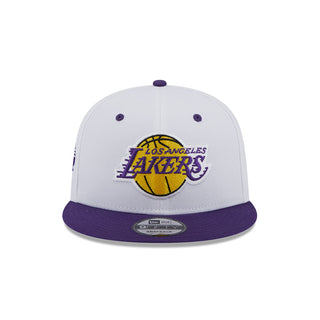 NE LA Lakers 9Fifty Snapback White Crown Patch