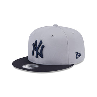 NE NY Yankees MLB Side Patch 9FIFTY Snapback Grey