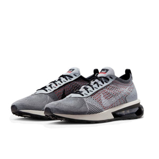 Tenis Hombre Nike Air Max Flyknit Racer Wolf Grey vista del par