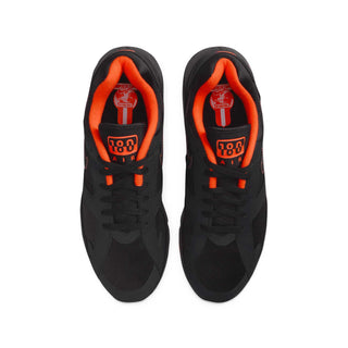 Tenis Hombre Nike Air 180 Negro Naranja vista par superior