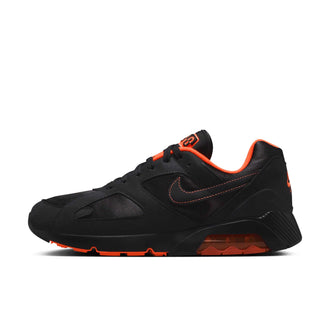 Tenis Hombre Nike Air 180 Negro Naranja