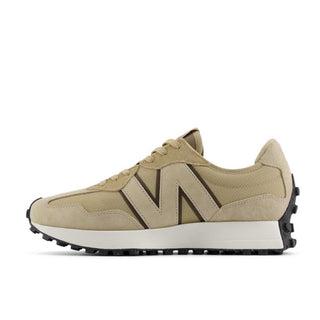 Tenis Unisex New Balance 327 Cafe Caqui vista lateral principal