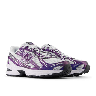 Tenis Unisex New Balance 740 Blanco Morado vista par frontal