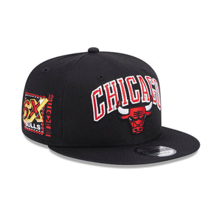 Gorra New Era Chicago Bulls NBA Flat Visor 9FIFTY Snapback vista frente