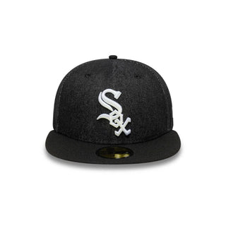 Gorra New Era Chicago White Sox MLB Black Denim 2Tone 59Fifty vista frontal