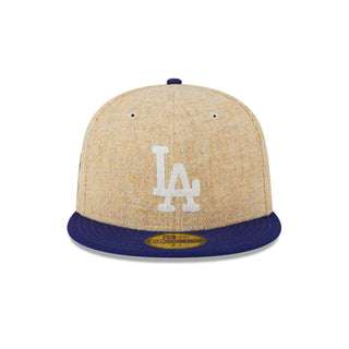 Gorra New Era Harris Tweed x MLB Los Angeles Dodgers 59FIFTY vista frente