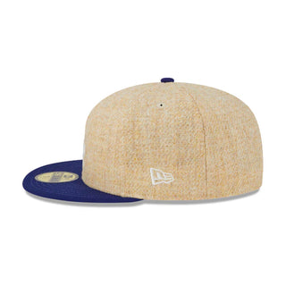 Gorra New Era Harris Tweed x MLB Los Angeles Dodgers 59FIFTY vista lateral
