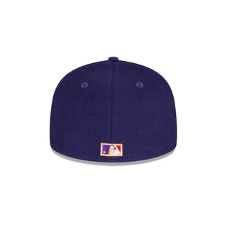 Gorra New Era New York Yankees MLB Royal Purple 59FIFTY vista atras