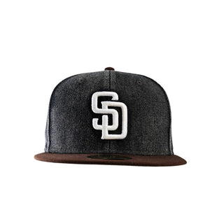 Gorra New Era San Diego Padres Mlb Denim 2Tone 59Fifty Unisex vista frontal