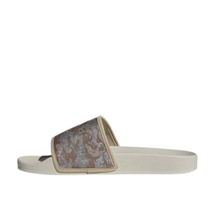 Sandalia Hombre Adidas Adilette Camuflaje Cafe vista lateral principal