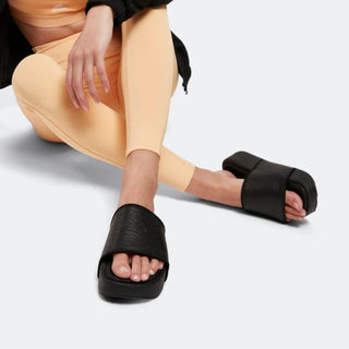 Sandalia mujer adidas Y-3 Black Leather vista foto referencia