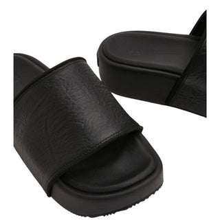 Sandalia mujer adidas Y-3 Black Leather vista par frontal