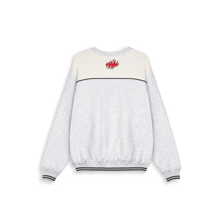 Sudadera Unisex Grimey Scratching Memories Sport Gris vista producto atras