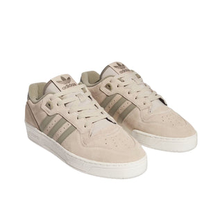 Tenis Hombre Adidas Rivalry Low Beige Verde vista par frontal