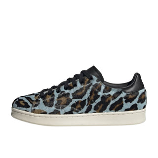 Tenis Hombre Adidas Stan Smith H Azul Leopardo vista lateral