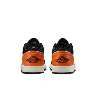 Tenis Hombre Air Jordan 1 Low Black Starfish vista par atras