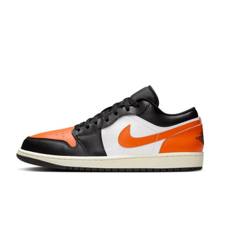 Tenis Hombre Air Jordan 1 Low Black Starfish vista lateral principal