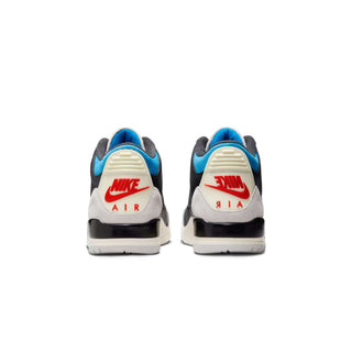 Tenis Hombre Air Jordan 3 Retro Rare Air Negro Gris vista atras