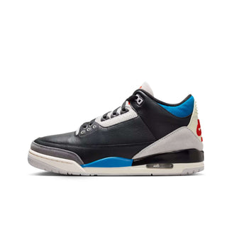 Tenis Hombre Air Jordan 3 Retro Rare Air Negro Gris vista lateral principal