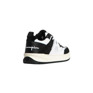 Tenis Hombre Champion FIFTY94 DIAL UP Negro Blanco vista atras
