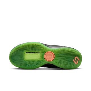 Tenis Hombre Jordan Luka 4 Negro Verde Electrico vista suela