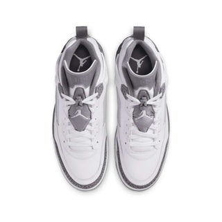 Tenis Hombre jordan spizike low blanco gris vista par superior