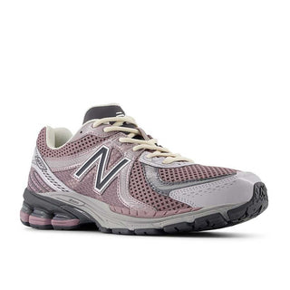 Tenis Hombre New Balance 860 v2 Vino Gris vista lateral frente