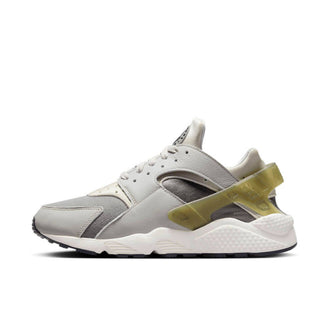 Tenis Hombre Nike Air Huarache Gris Verde vista lateral principal