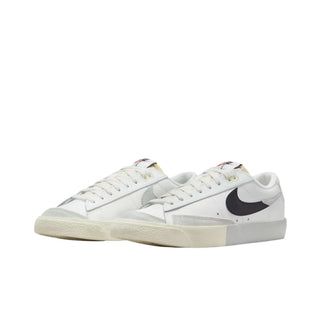 Tenis Hombre Nike Blazer Low 77 Blanco Gris Negro vista par frontal
