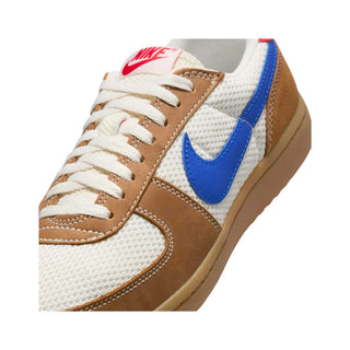 Tenis Hombre Nike Field General Cafe Beige Azul Britanico vista zoom frente