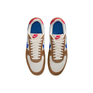 Tenis Hombre Nike Field General Cafe Beige Azul Britanico vista par superior