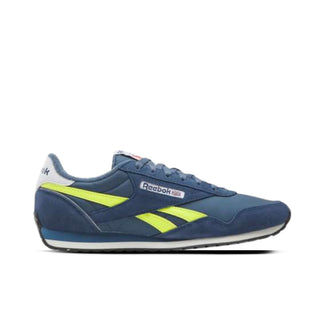 Tenis Hombre Reebok Classic AZ Azul Amarillo vista lateral secundaria