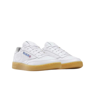 Tenis Hombre Reebok Club C 85 Blanco Azul vista par frontal