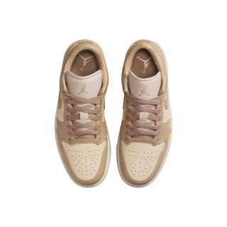 Tenis Mujer Air Jordan 1 Low Rattan Desierto vista par superior