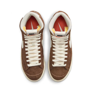 Tenis Mujer Nike Blazer Mid 77 Vintage Cafe Cacao vista par superior