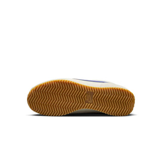 Tenis Mujer Nike Cortez Beige Azul vista suela