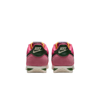 Tenis Mujer Nike Cortez Rosa Blanco Verde vista par atras