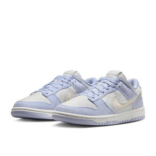 Tenis Mujer Nike Dunk Low Blanco Azul Denim vista par frontal