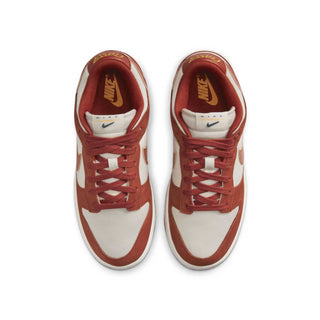 Tenis Mujer Nike Dunk Low LX Cafe Naranja vista par superior