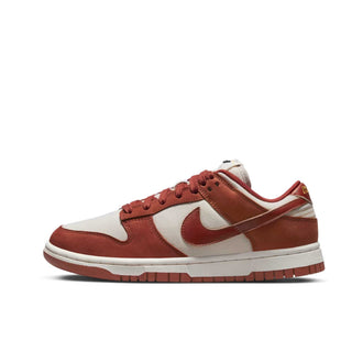 Tenis Mujer Nike Dunk Low LX Cafe Naranja vista lateral principal