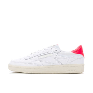 Tenis Mujer Reebok Club C 85 Blanco Rojo vista lateral principal