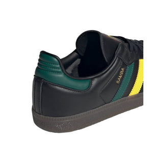 Tenis Unisex adidas Samba OG Negro Reggae vista atras