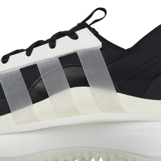 Tenis Unisex adidas Y-3 Qisan Cozy II Black Cream White vista zoom lateral