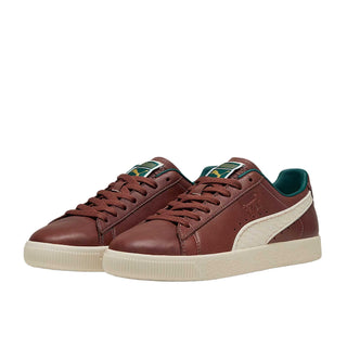 Tenis unisex Puma Clyde Palais Artisan Cafe Beige vista par frontal