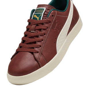 Tenis unisex Puma Clyde Palais Artisan Cafe Beige vista zoom frontal
