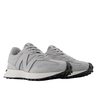 Tenis Unisex New Balance 327 Triple Gris vista par frontal