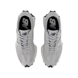 Tenis Unisex New Balance 327 Triple Gris vista par superior