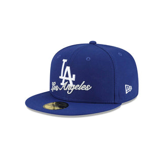 NE LA Dodgers 5950 Duallogo Cap