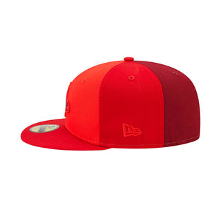 NE Boston Red Sox 59Fifty Tri Tone Team Red Cap